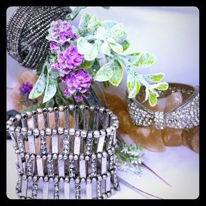 3 silver sparkly bracelet bundle!